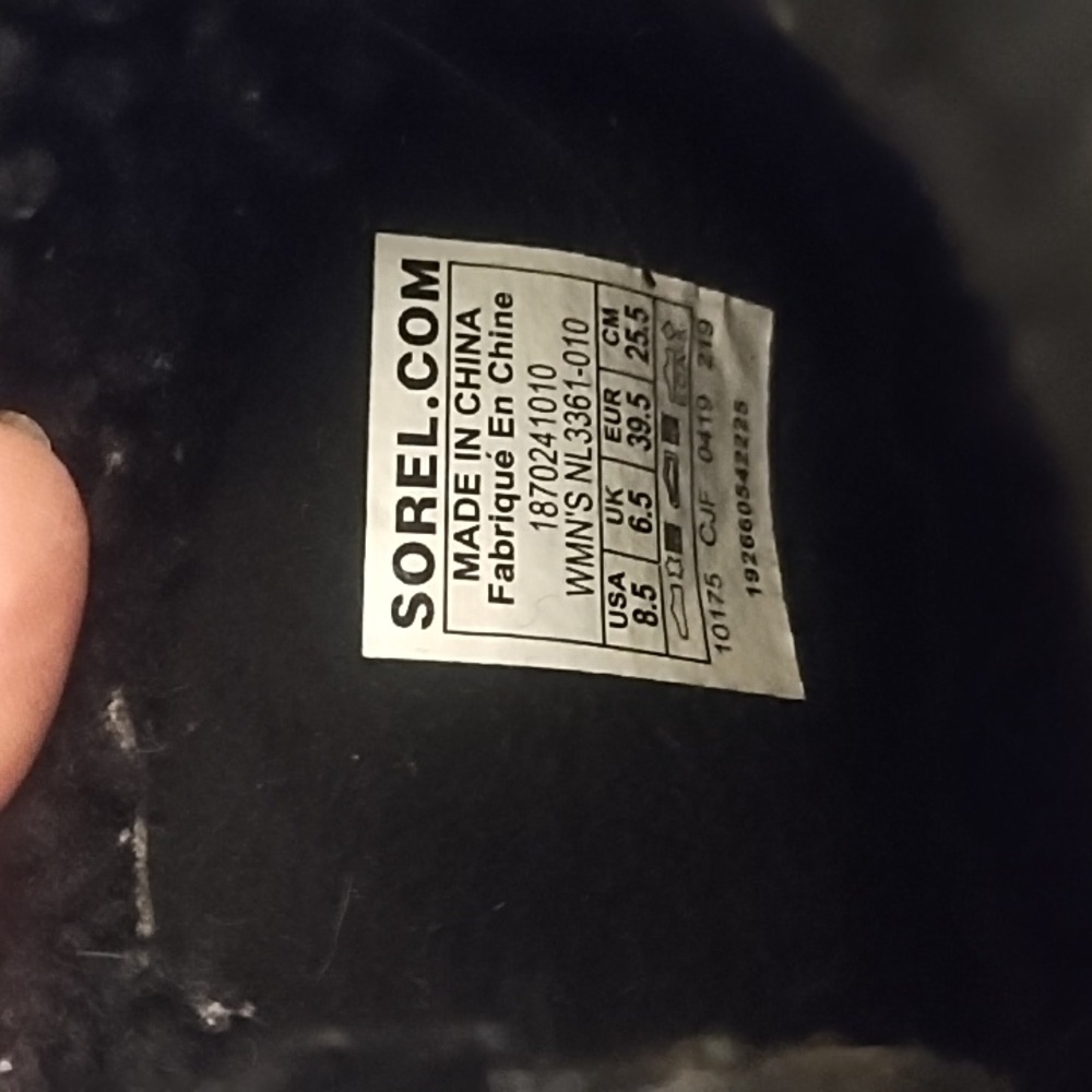 Sorel Black and Gray Winter Boots - Picture 4 of 7